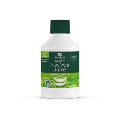 Buy Aloe Pura Aloe Vera Juice Max Strength - 500ml Herbal Remedies; Digestive Health Online − UK Supplier