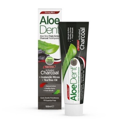 Buy Aloedent Charcoal Toothpaste - 100ml Toothpaste & Mouthwashes; Dental Health Online − UK Supplier