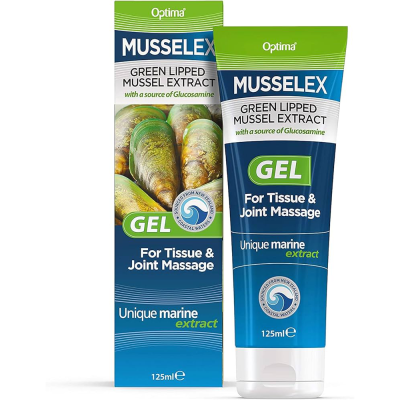 Buy Optima Musselex Gel - 125ml Balms & Ointments; Bone Muscle & Joints Online − UK Supplier