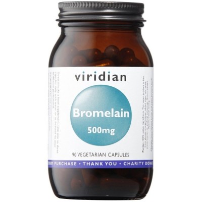 Buy Viridian Bromelain 500mg Veg Caps from Mulberry Wholefoods online UK Supplier.