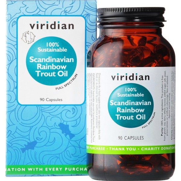 Viridian Sust. Scandinavian Rainbow Trout Oil - 90 Soft Gels