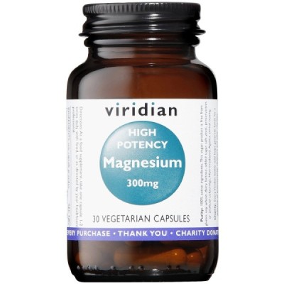 Buy Viridian High Potency Magnesium Veg Caps from Mulberry Wholefoods online UK Supplier.
