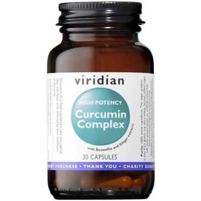Buy Viridian High Potency Curcumin Complex Veg Caps from Mulberry Wholefoods online UK Supplier.