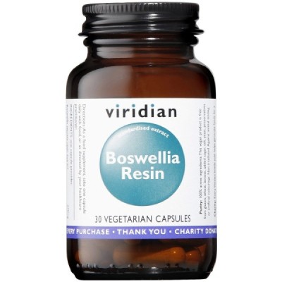Buy Viridian Boswellia Resin Veg Caps from Mulberry Wholefoods online UK Supplier.