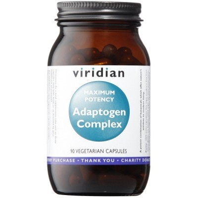Buy Viridian MAXI POTENCY Adaptogen Complex Veg Caps  from Mulberry Wholefoods online UK Supplier.