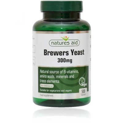 Natures Aid Brewers Yeast 300mg 500 Tablets