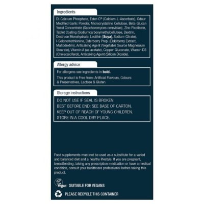 Natures Aid Beta-Glucans Immune Support+ 30 Tablets