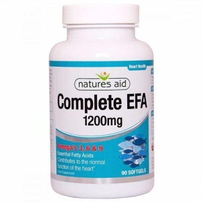 Natures Aid Complete EFA (Omega 3 6 + 9) 90 Softgels
