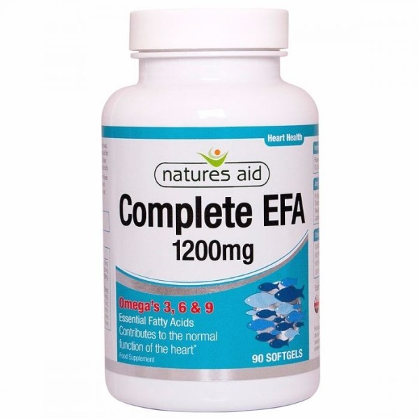 Natures Aid Complete EFA (Omega 3 6 + 9) 90 Softgels