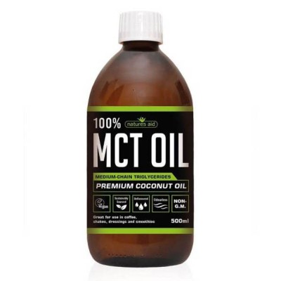 Natures Aid 100% Pure MCT Oil 500ml