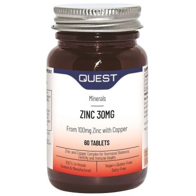 Quest Zinc Citrate 30mg 60 Tablets