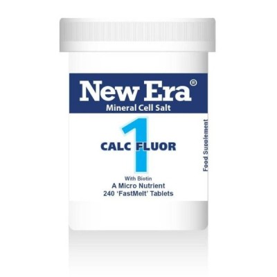 Buy New Era No. 1 Calc Flour 240 Pillules (Calcium Flouride) Supplements Online - UK Supplier