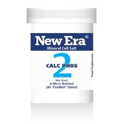 Buy New Era No. 2 Calc Phos 240 Pillules (Calcium Phosphate) Supplements Online - UK Supplier