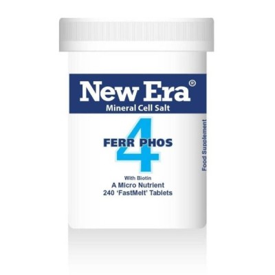 Buy New Era No. 4 Ferr Phos 240 Pillules (Iron Phosphate) Supplements Online - UK Supplier