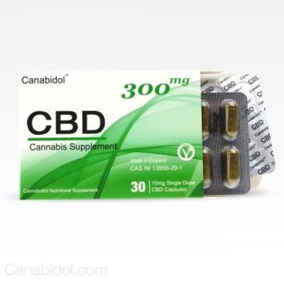Buy Canabidol CBD Oral Capsules 300mg 10s Natural Herbal Remedies and Supplements Online − UK Supplier