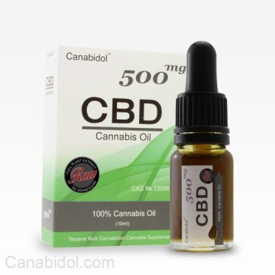 Buy Canabidol CBD Raw Oil 500mg Drops 10ml Natural Herbal Remedies and Supplements Online − UK Supplier