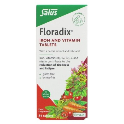 Buy Salus Floradix 84 Tablets Herbal Remedies; Vitamins Minerals & Amino Acids; Daily Wellbeing; Energy & Vitality Online − UK S