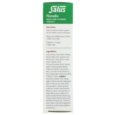 Buy Salus Floradix 84 Tablets Herbal Remedies; Vitamins Minerals & Amino Acids; Daily Wellbeing; Energy & Vitality Online − UK S