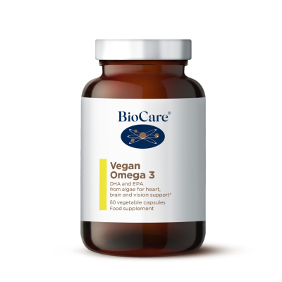 BioCare Vegan Omega 3 60 VegiCapss