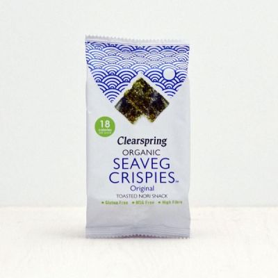 Buy Clearspring Wholefoods Seaveg Crispies Original Far Eastern Food Online − UK Supplier