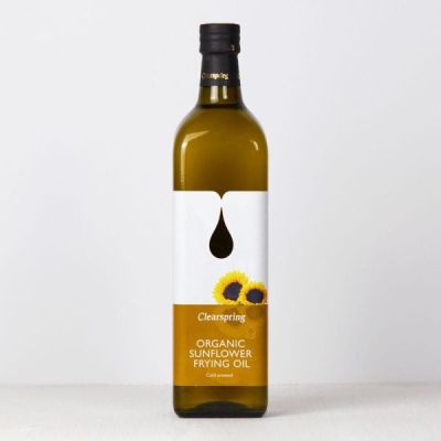 Buy Clearspring Wholefoods Organic Sunflower Fry Oil Ltr Oils & Fats Online − UK Supplier