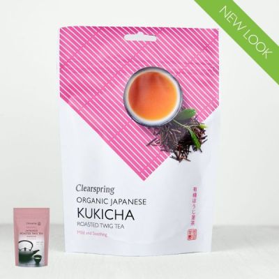 Buy Clearspring Organic Kukicha Roasted Twig Tea 90g Online − UK Supplier