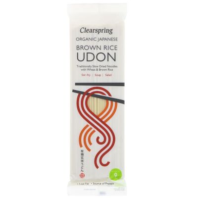 Buy Clearspring Wholefoods Brown Rice Udon Noodles Far Eastern Food Online − UK Supplier
