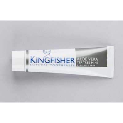 Buy Kingfisher Aloe Vera Tea Tree & Mint Toothpaste 100ml (Fluoride Free) from Mulberry Wholefoods online UK Supplier.
