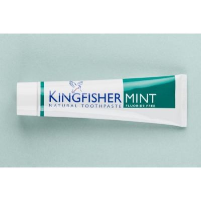 Buy Kingfisher Mint Toothpaste 100ml (Fluoride Free) from Mulberry Wholefoods online UK Supplier.