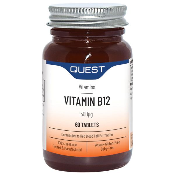 Quest Vitamin B12 500mcg 60 Tablets
