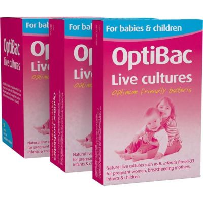 Buy Optibac Probiotics For Babies & Children 10 sachets from Mulberry Wholefoods online UK Supplier.