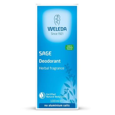 Buy Weleda Sage Deodorant from Mulberry Wholefoods online UK Supplier.