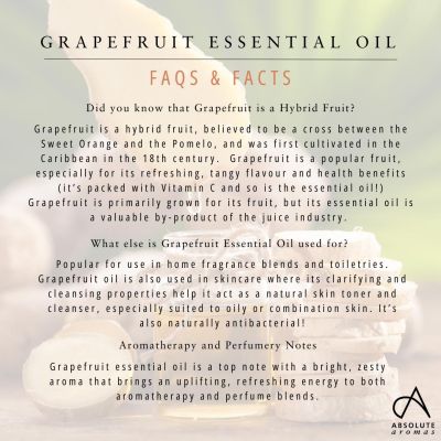 Absolute Aromas Grapefruit Oil 10ml