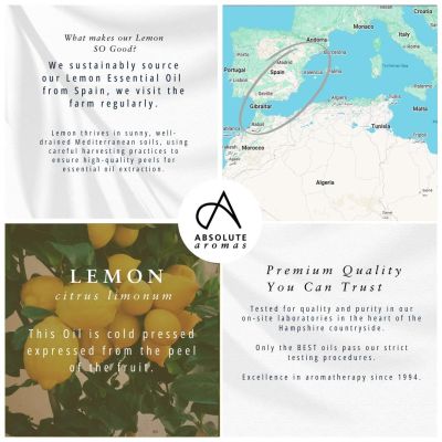 Absolute Aromas Lemon Oil 10ml