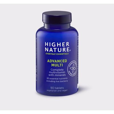 Buy Higher Nature Advanced Nutrition Complex 90 tablets from Mulberry Wholefoods online UK Supplier.