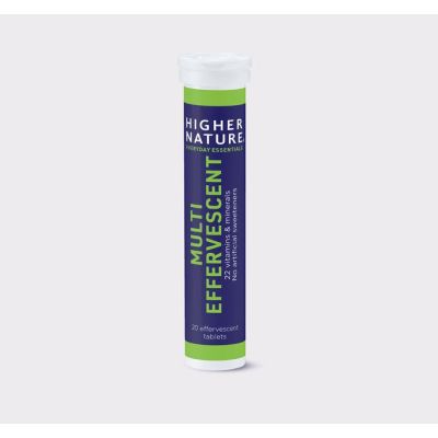 Buy Higher Nature Multi Effervescent (formally Fizzy Multi) from Mulberry Wholefoods online UK Supplier.