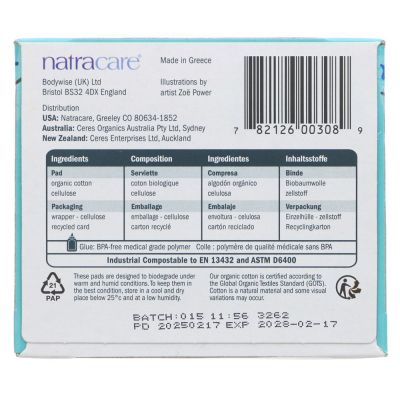 Natracare Ultra Super + Wings 12s