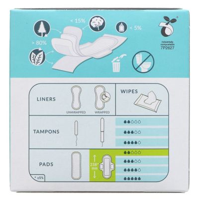 Natracare Ultra Pads Regular + Wings 14s