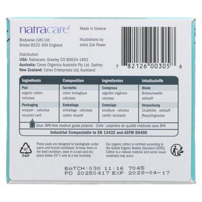 Natracare Ultra Pads Regular + Wings 14s