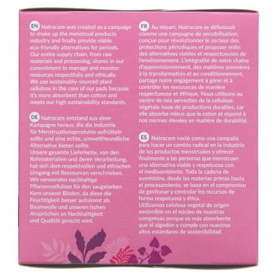 Natracare Ultra Extra Super Pads + Wings 10s