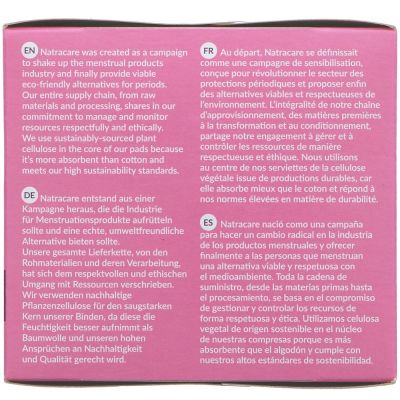 Natracare Ultra Extra Regular Pads + Wings 12s