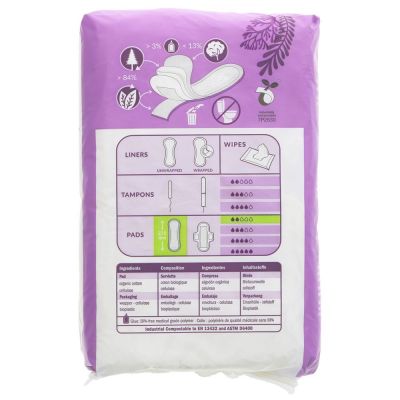 Natracare Maxi Pads Regular 14s