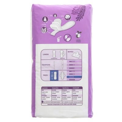 Natracare Maxi Pads Night 10s