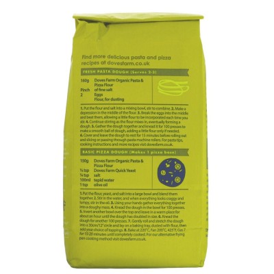 Buy Doves Farm Organic Pasta Flour 1kg Flours & Bread Mixes Online − UK Supplier