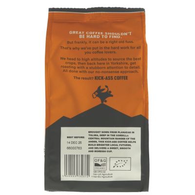 Grumpy Mule Organic Colombia Wholebean Coffee 200g