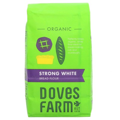 Buy Doves Farm Organic Strong White Bread Flour 1.5kg Flours & Bread Mixes Online − UK Supplier