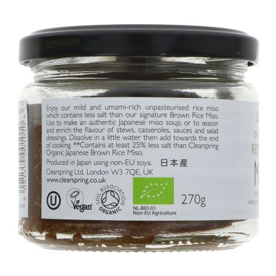 Clearspring Organic Miso - Reduced Salt 270g