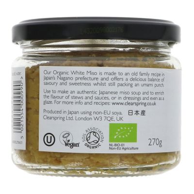 Clearspring Organic Miso - White 270g