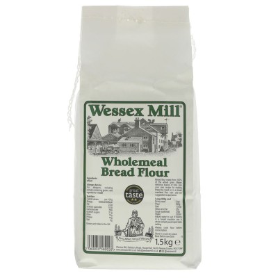 Buy Wessex Mill Wholemeal Bread Flour 1.5kg Flours & Bread Mixes Online − UK Supplier