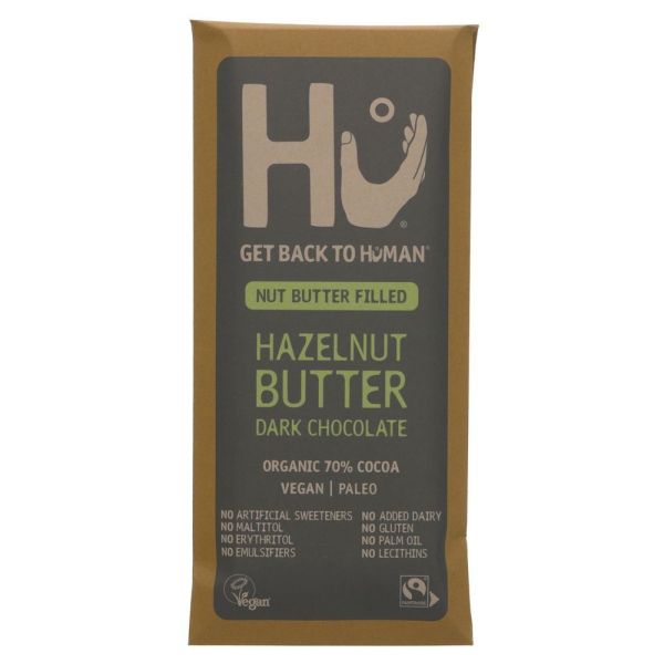Hu Hazelnut Dark Chocolate Bar 60g